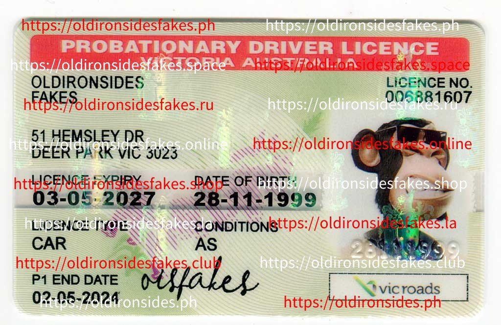 Best & Fast Fake ID Service | Victoria Australia Probationary Driver Licence