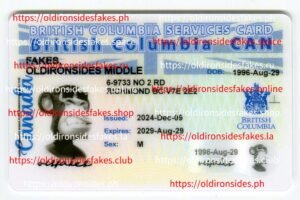 Best & Fast Fake ID Service | British Columbia Driver License