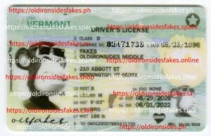 Best & Fast Fake ID Service | Vermont Driver License