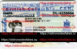 Best & Fast Fake ID Service | British Columbia Driver License