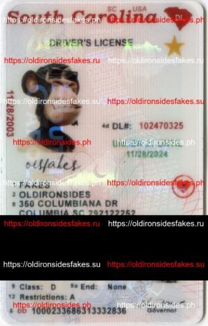 Best & Fast Fake ID Service | South Carolina Driver License(New SC U21)