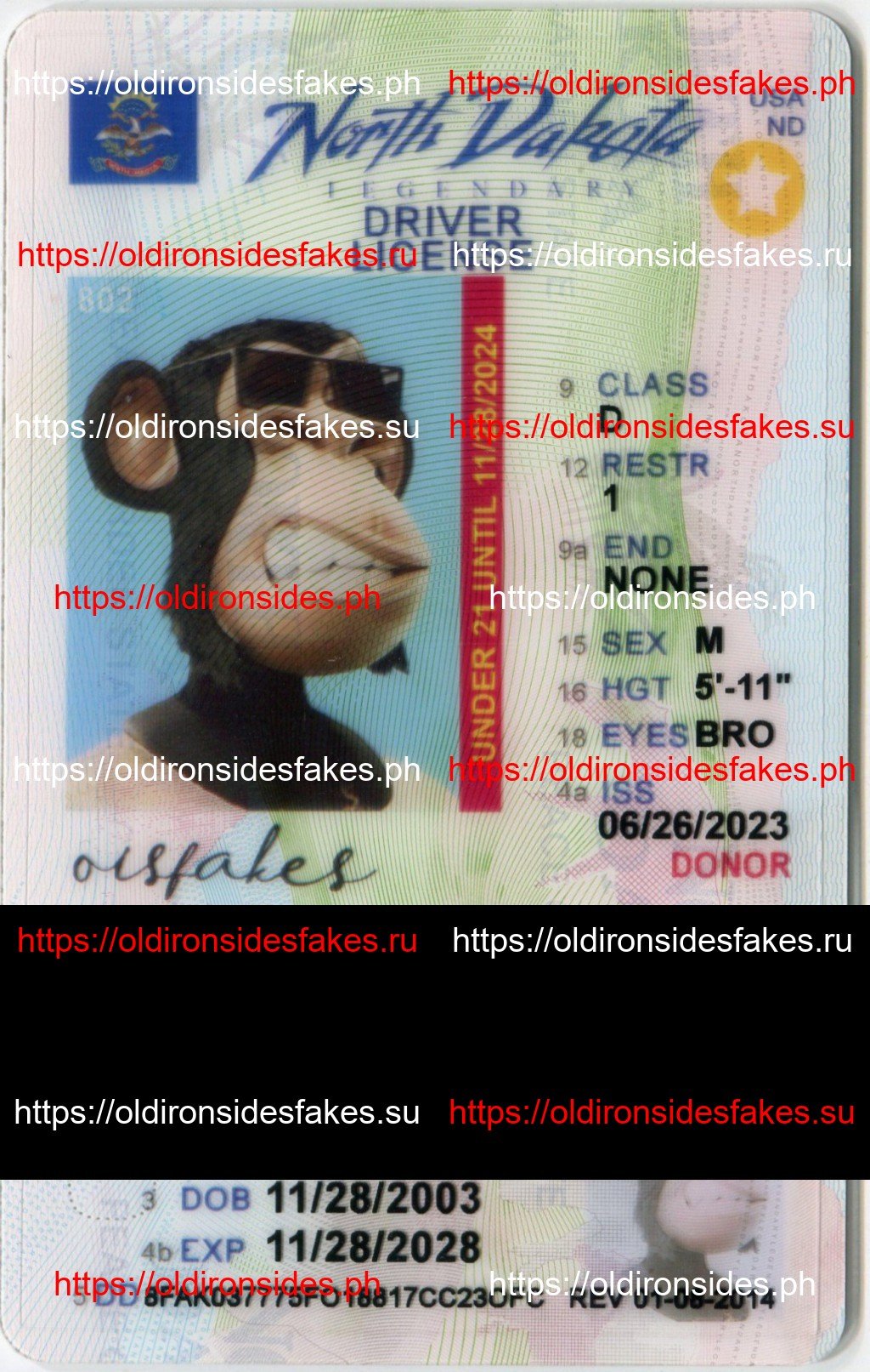 Best & Fast Fake ID Service | North Dakota Driver License
